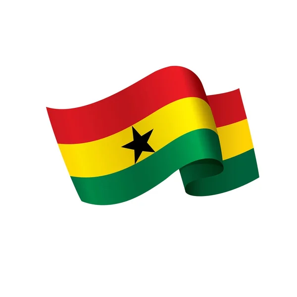 Flaga Ghany, ilustracji wektorowych — Wektor stockowy