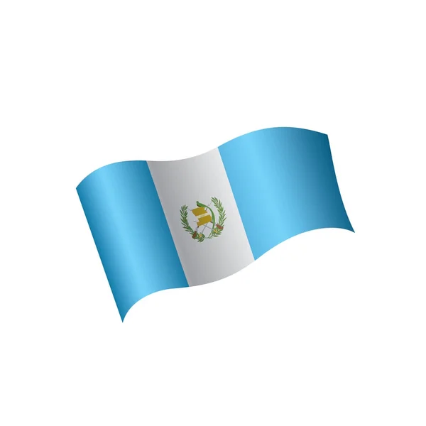 Bandera de Guatemala, vector de ilustración — Archivo Imágenes Vectoriales