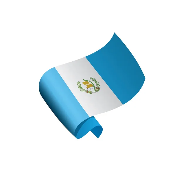 Guatemala flag, vector illustration — Stock Vector