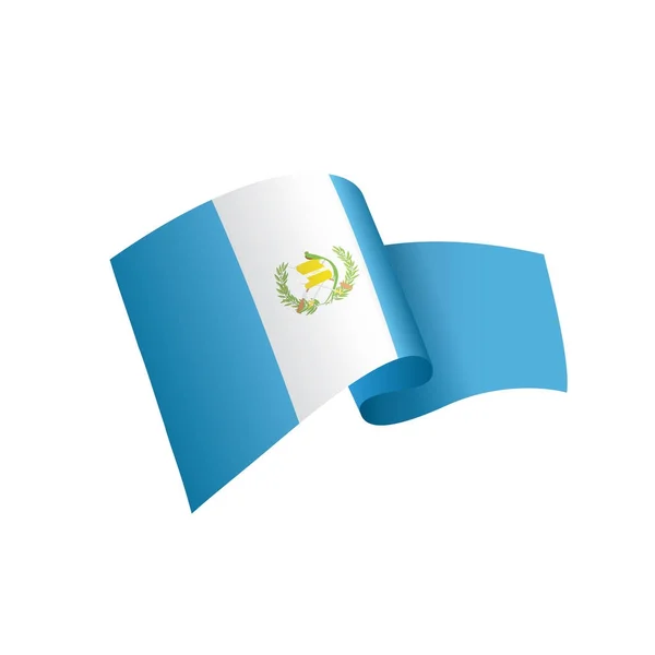 Guatemala zászló, vektoros illusztráció — Stock Vector