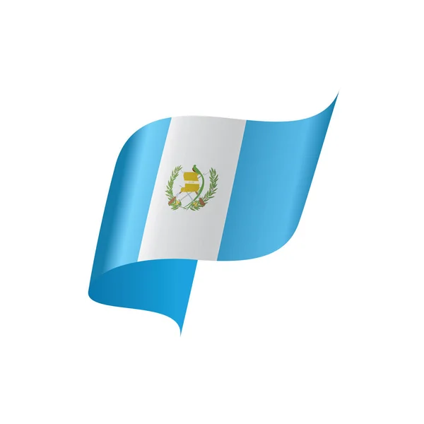 Bandera de Guatemala, vector de ilustración — Vector de stock