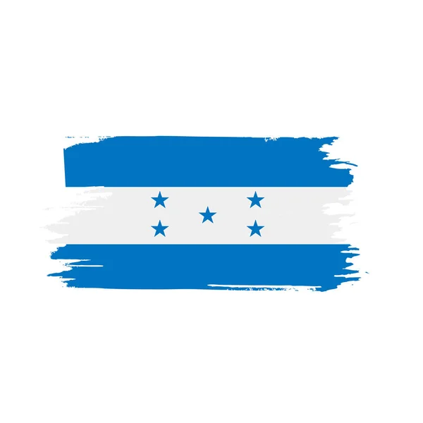 Bandera de Honduras, vector de ilustración — Vector de stock