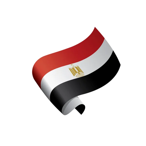 Σημαία Αίγυπτος, εικονογράφηση διάνυσμα — Διανυσματικό Αρχείο