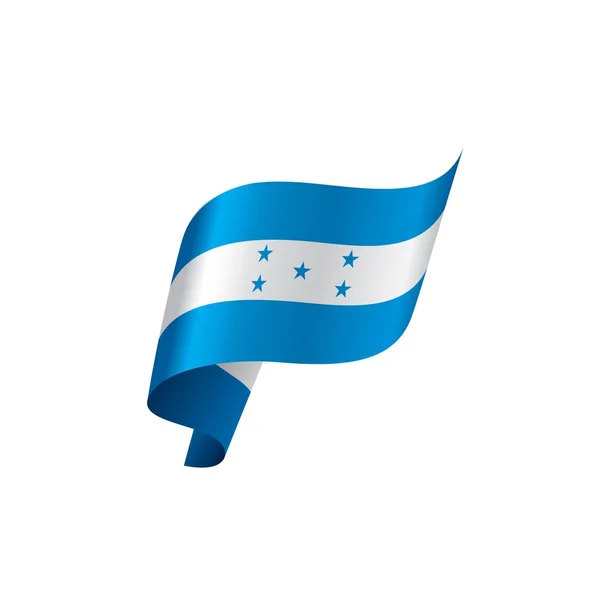 Honduras zászló, vektor illusztráció — Stock Vector