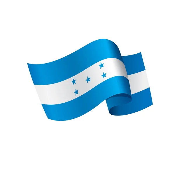 Bandera de Honduras, vector de ilustración — Vector de stock