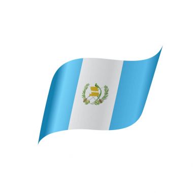 Guatemala bayrağı, vektör çizim