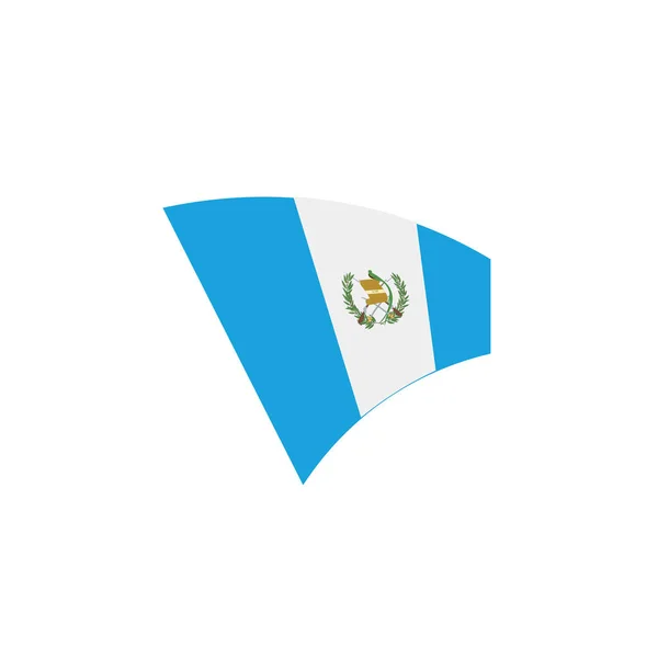 Drapeau Guatemala, illustration vectorielle — Image vectorielle
