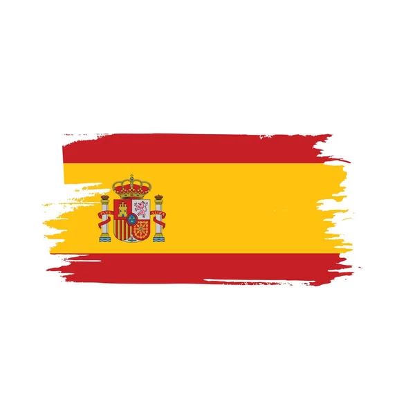 Bandera de España, ilustración vectorial — Archivo Imágenes Vectoriales