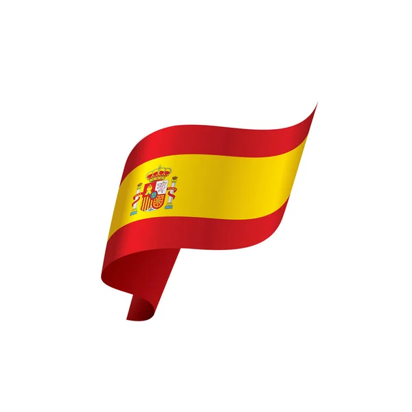 Spain flag, illustrazione vettoriale — Vettoriale Stock