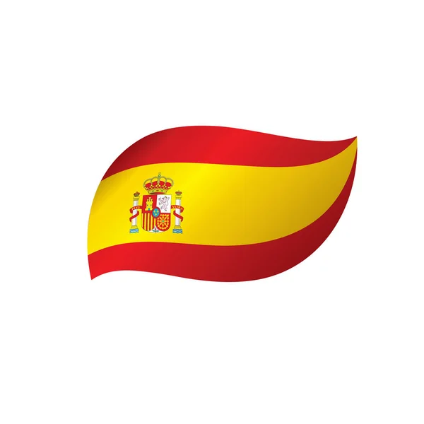 Spain flag, vector illustration — Stock Vector