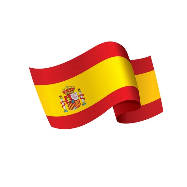 Spain σημαία, διανυσματική απεικόνιση — Διανυσματικό Αρχείο