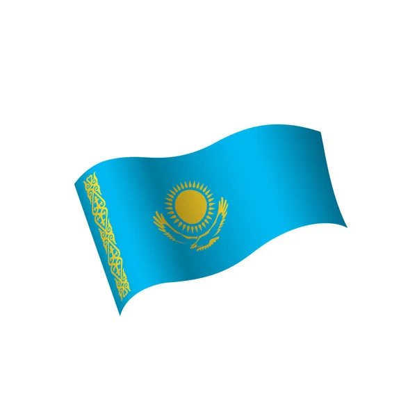 Kazachstán vlajka, vektorové ilustrace — Stockový vektor