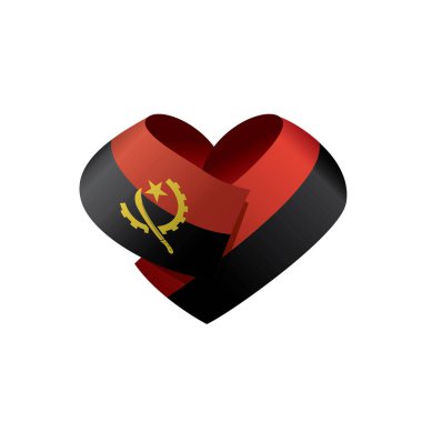 Angola bayrağı, vektör çizim