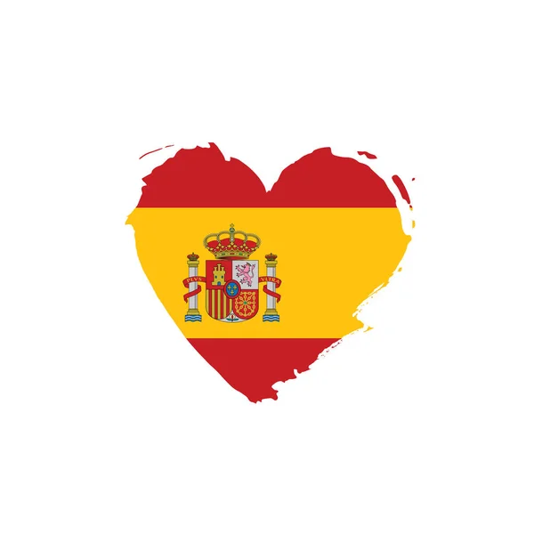 Bandera de España, ilustración vectorial — Archivo Imágenes Vectoriales