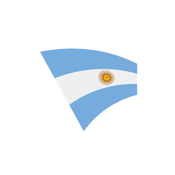 Bandeira da Argentina, ilustração vetorial — Vetor de Stock