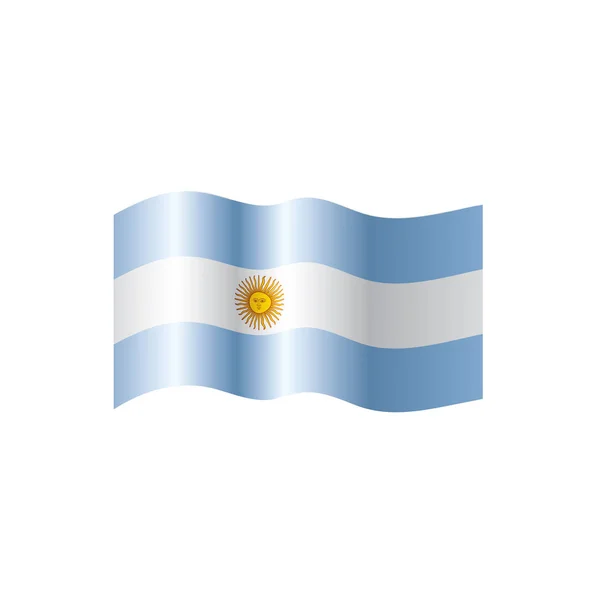 Argentina flag, vector illustration — Stock Vector