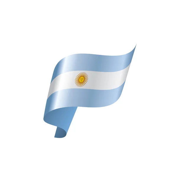 Drapeau Argentine, illustration vectorielle — Image vectorielle