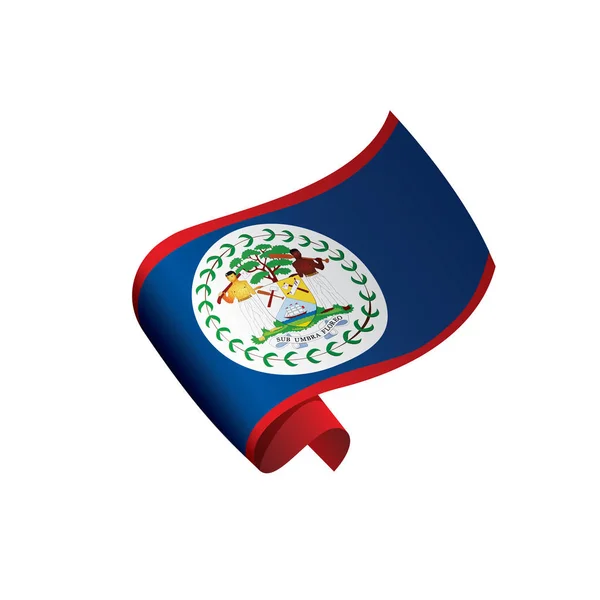 Σημαία του Μπελίζε, εικονογράφηση διάνυσμα — Διανυσματικό Αρχείο