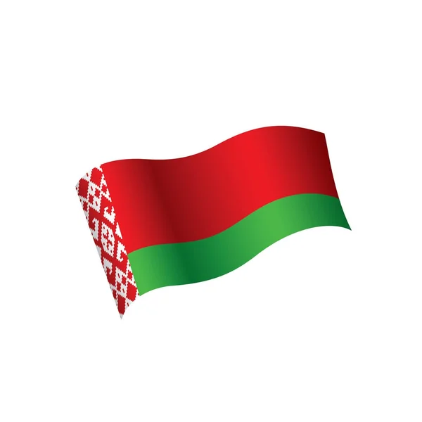 Weißrussland Flagge, Vektorabbildung — Stockvektor