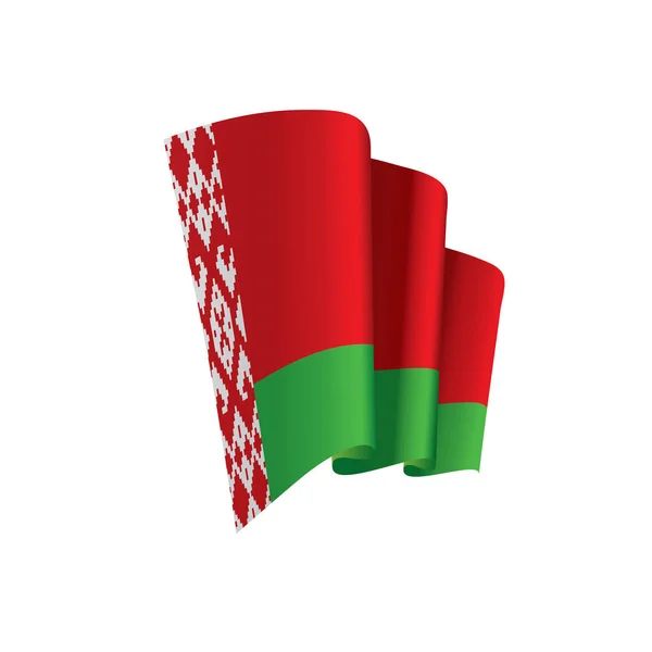 Drapeau Belarus, illustration vectorielle — Image vectorielle