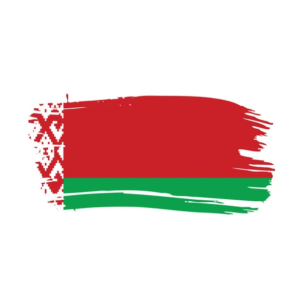 Weißrussland Flagge, Vektorabbildung — Stockvektor