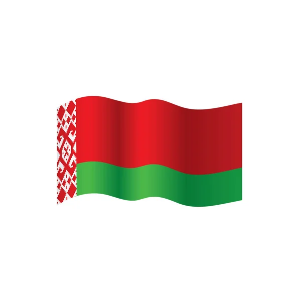 Drapeau Belarus, illustration vectorielle — Image vectorielle