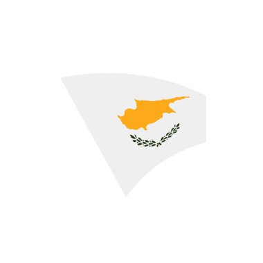 Kıbrıs bayrağı, vektör çizim