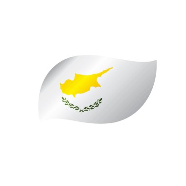 Kıbrıs bayrağı, vektör çizim