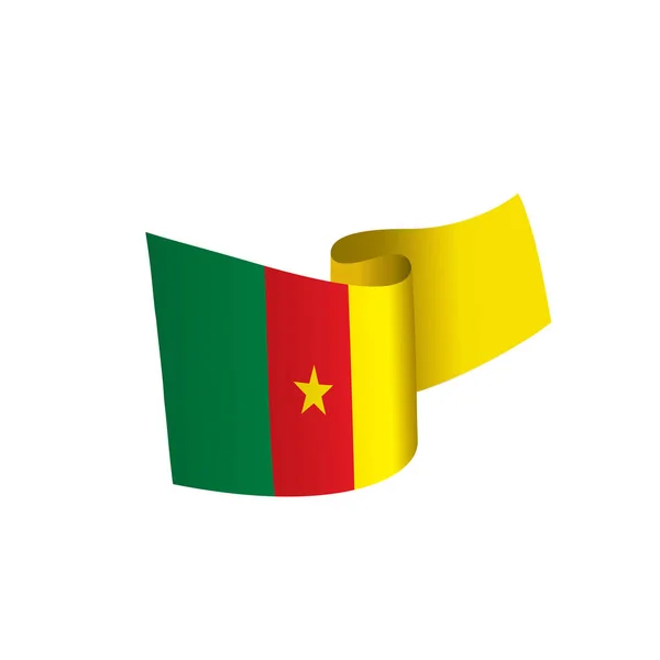 Cameroon flag, vector illustration — Stock Vector