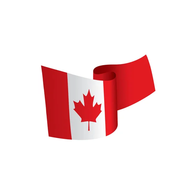 Drapeau du Canada, illustration vectorielle — Image vectorielle