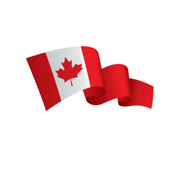 Canada flag, vector illustration — Stock Vector