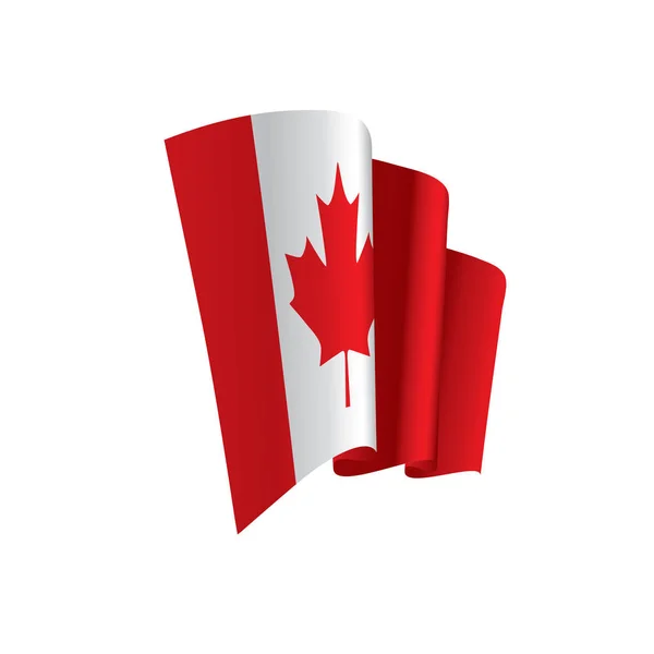 Bandeira do Canadá, ilustração vetorial —  Vetores de Stock