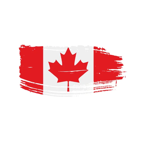 Drapeau du Canada, illustration vectorielle — Image vectorielle