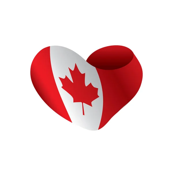 Bandeira do Canadá, ilustração vetorial — Vetor de Stock