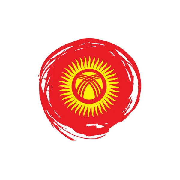 Прапор Киргизії, Векторні ілюстрації — стоковий вектор