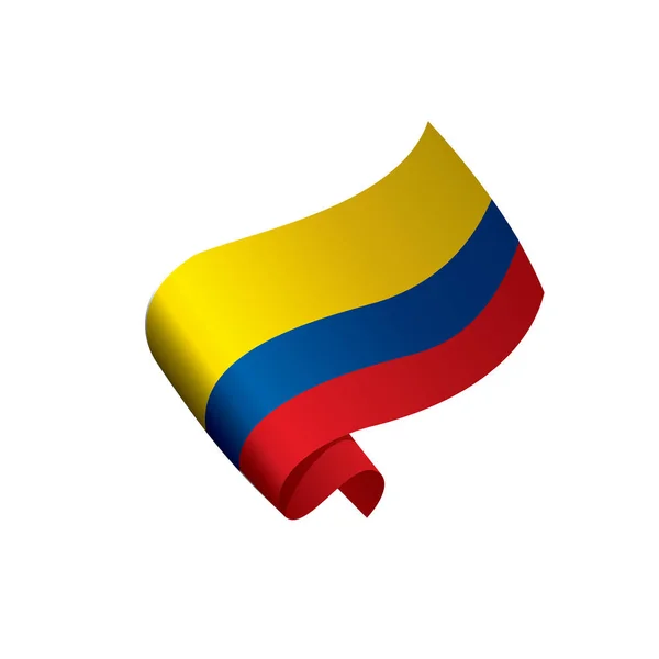 Σημαία colombia, διανυσματική απεικόνιση — Διανυσματικό Αρχείο