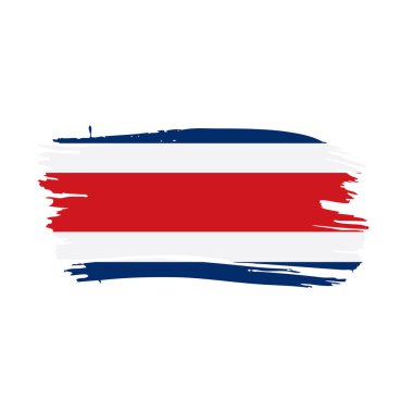 costa rica bayrağı, vektör illüstrasyonu
