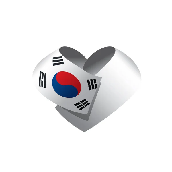 Flaga Korei Południowej, ilustracji wektorowych — Wektor stockowy