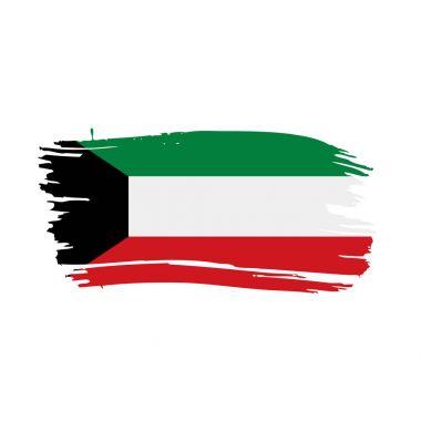 Kuveyt bayrağı, vektör illüstrasyonu