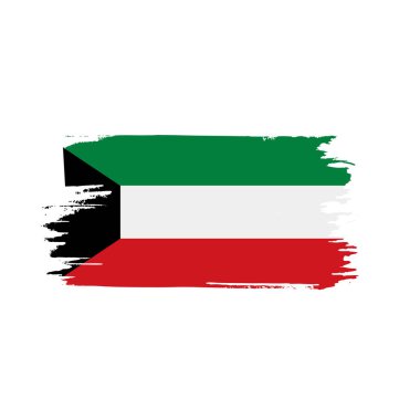 Kuveyt bayrağı, vektör illüstrasyonu