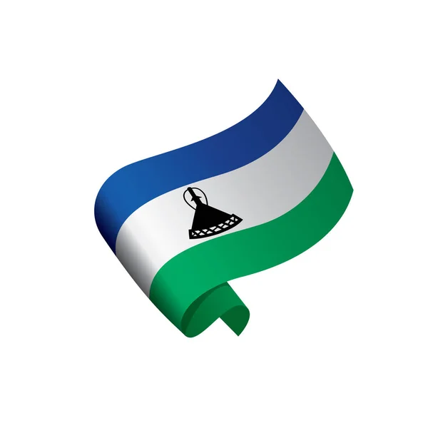 Drapeau Lesotho, illustration vectorielle — Image vectorielle