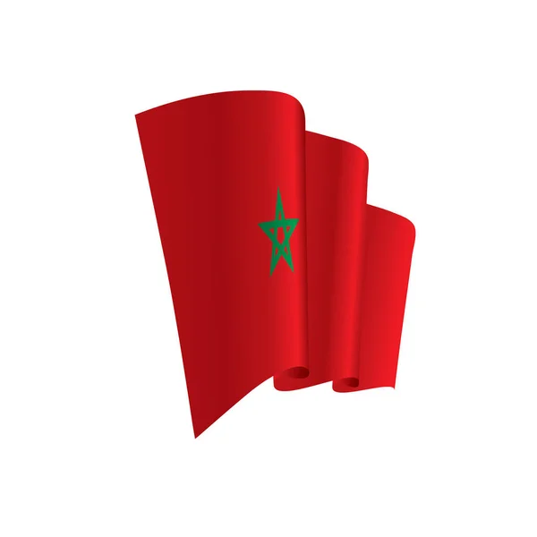 Флаг Марокко, векторная иллюстрация — стоковый вектор