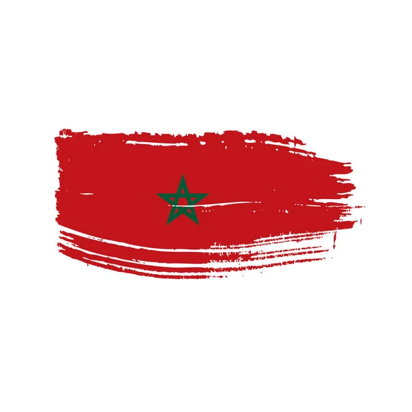 Morocco vlag, vector illustratie — Stockvector