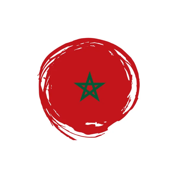 Bandeira de Marrocos, ilustração vetorial —  Vetores de Stock