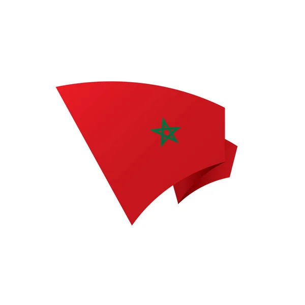 Bandeira de Marrocos, ilustração vetorial — Vetor de Stock