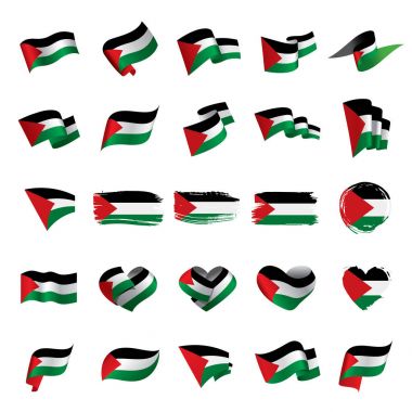 Palestine bayrak, vektör çizim
