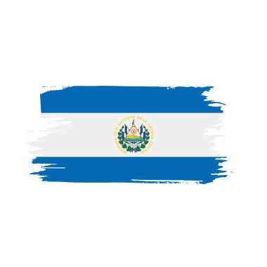 Salvador bayrak, vektör çizim