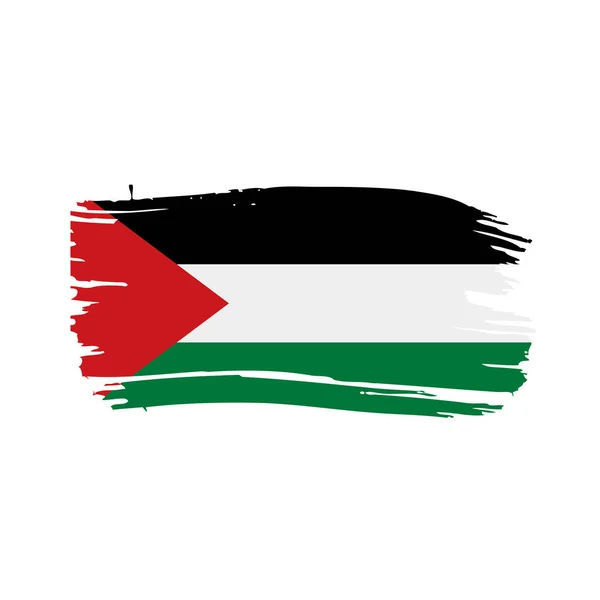 Bendera Palestina, ilustrasi vektor - Stok Vektor