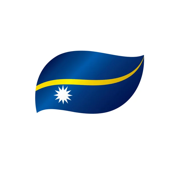 Σημαία του Ναουρού, εικονογράφηση διάνυσμα — Διανυσματικό Αρχείο