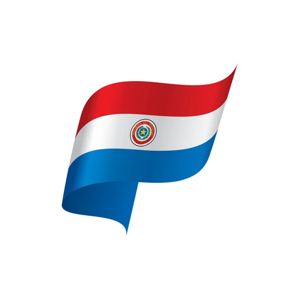 Σημαία της Παραγουάης, εικονογράφηση διάνυσμα — Διανυσματικό Αρχείο